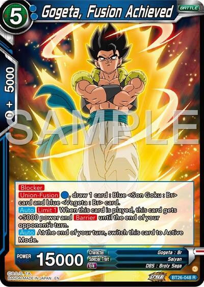 Gogeta, Fusion Achieved
