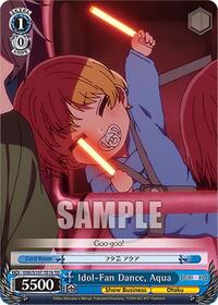 Idol-Fan Dance, Aqua (OSK/S107-TE16 TD) card