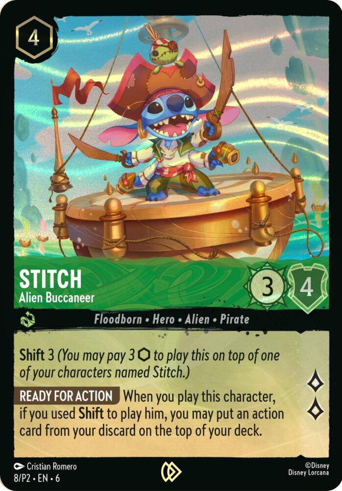 PSA10Disney Lorcana スティッチ #30 382 Stitch - Alien Buccaneer (Stitch Collector's Gift Set Promo