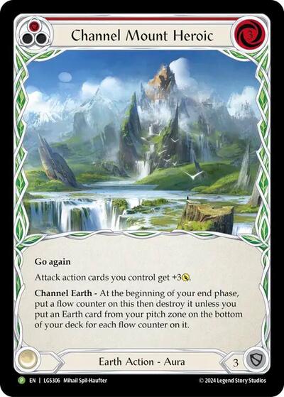 Channel Mount Heroic - LGS306 Flesh and Blood: Promo Cards card price