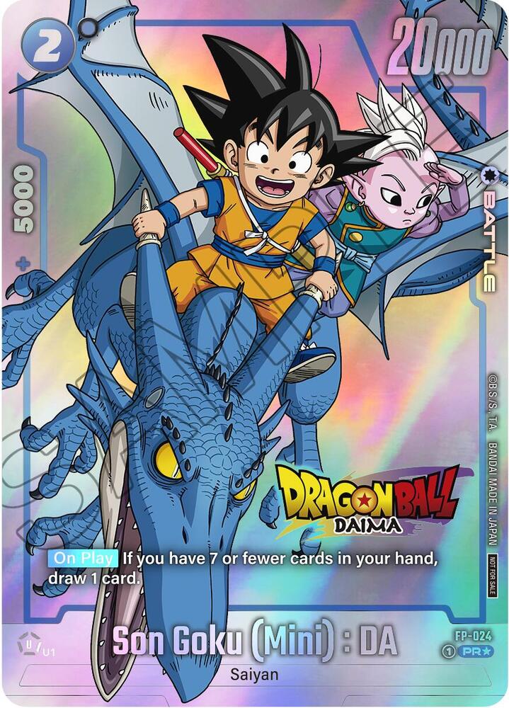 フュージョンワールド 孫悟空 ミニ DA FP-024 ダイマツリ プロモ Son Goku (Mini) : DA - FP-024 (Dragon Ball DAIMA) - Fusion