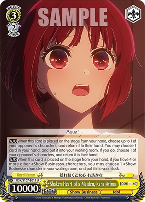 Shaken Heart of a Maiden, Kana Arima