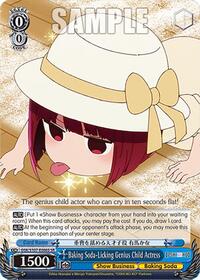 Baking Soda-Licking Genius Child Actress (SR) (OSK/S107-E086S SR) card
