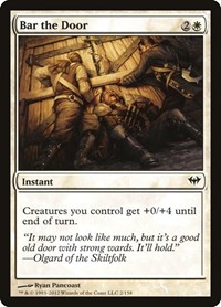 Bar the Door - Dark Ascension - Magic: The Gathering card