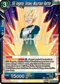 SS Vegeta, Snowy Mountain Battle card art