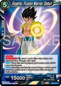 Gogeta, Fusion Warrior Debut card art