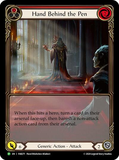 Hand Behind the Pen Extended Art