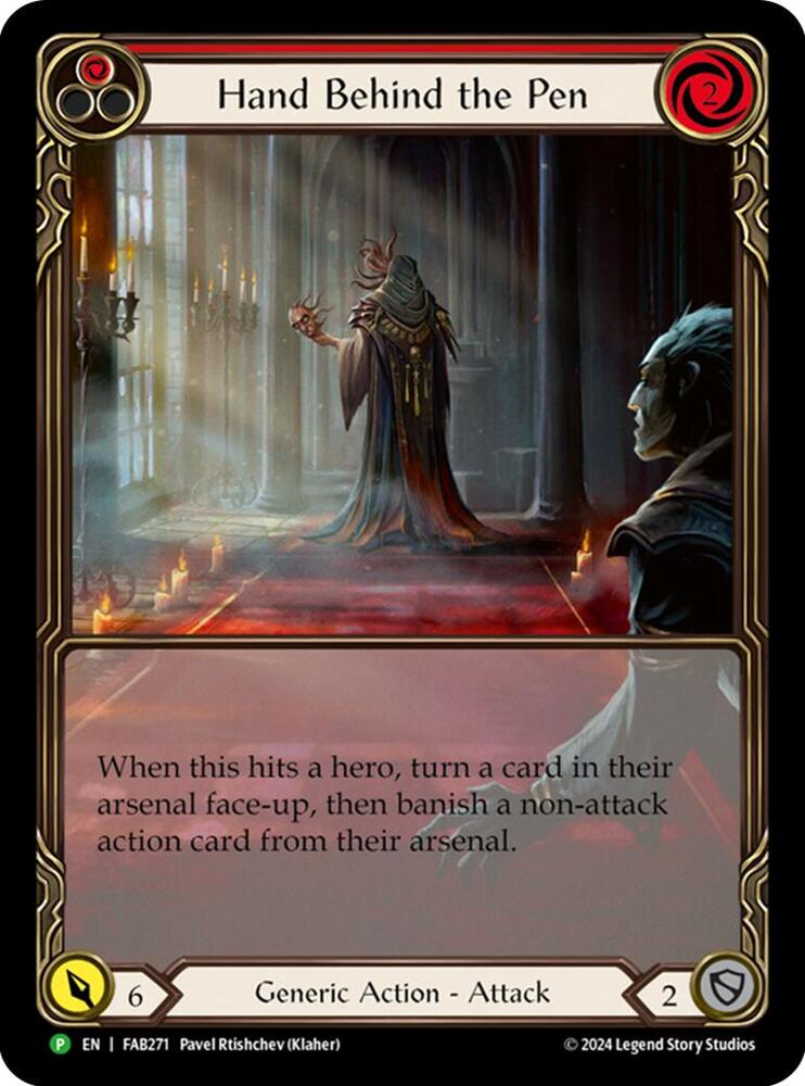Hand Behind the Pen (Extended Art) - FAB271