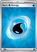 Basic Water Energy #11 from Scarlet & Violet Energy Pokémon card set