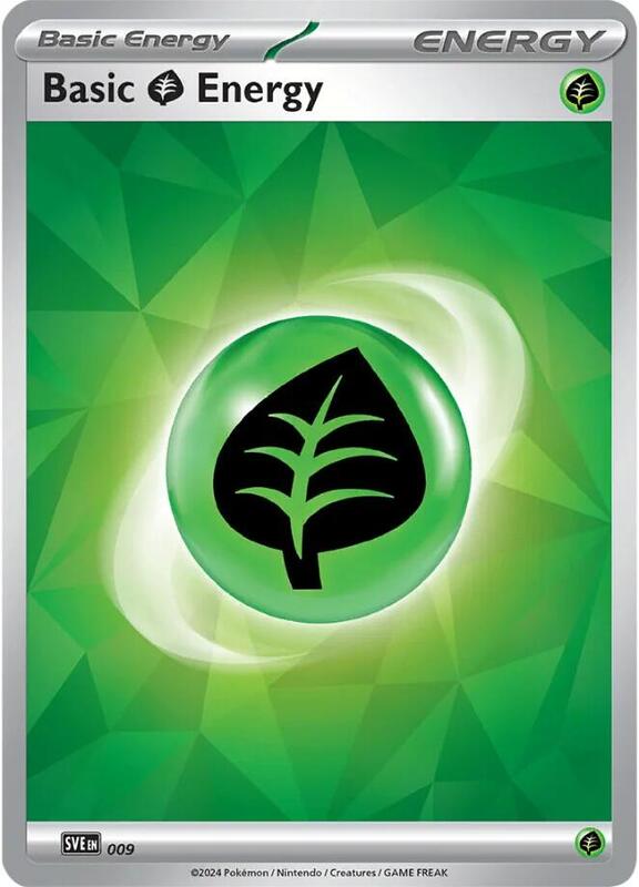 Basic Grass Energy - 009 009 from SVE: Scarlet & Violet Energies
