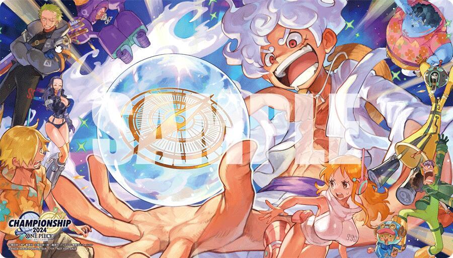 ワンピースカード　国内決勝大会参加記念品　プレイマット ONE PIECEカードゲーム オフィシャルプレイマット -Bandai Card