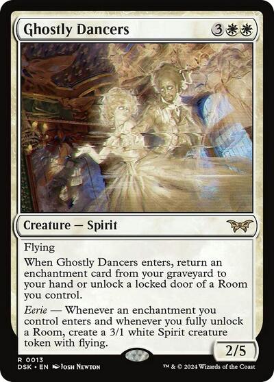 Ghostly Dancers from DSK #13, Magic: The Gathering card