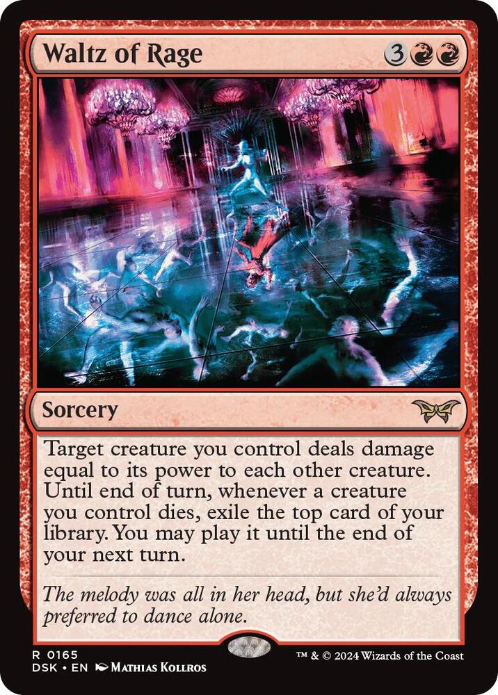 Waltz of Rage - Duskmourn: House of Horror - Magic: The Gathering