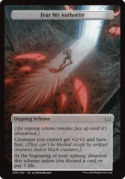 Fear My Authority Full Art