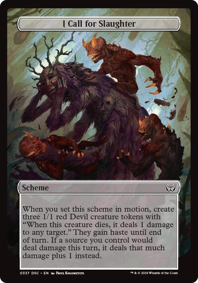 I Call for Slaughter Full Art