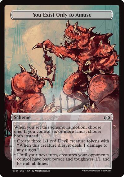 You Exist Only to Amuse Full Art
