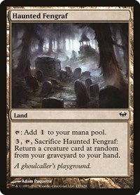 Haunted Fengraf - Dark Ascension - Magic: The Gathering card