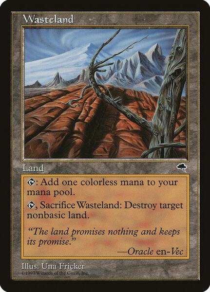 不毛の大地　Wasteland 4枚　テンペスト　MTG MTG 不毛の大地/Wasteland 4枚セット - メルカリ
