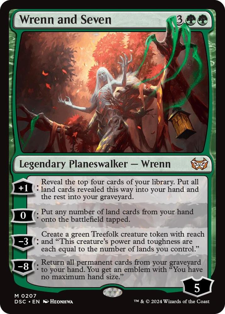 Wrenn and Seven - Commander: Duskmourn: House of Horror - Magic: The  Gathering - TCGplayer.com