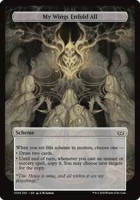 My Wings Enfold All (Full Art) - Archenemy: Duskmourn - Magic: The Gathering card