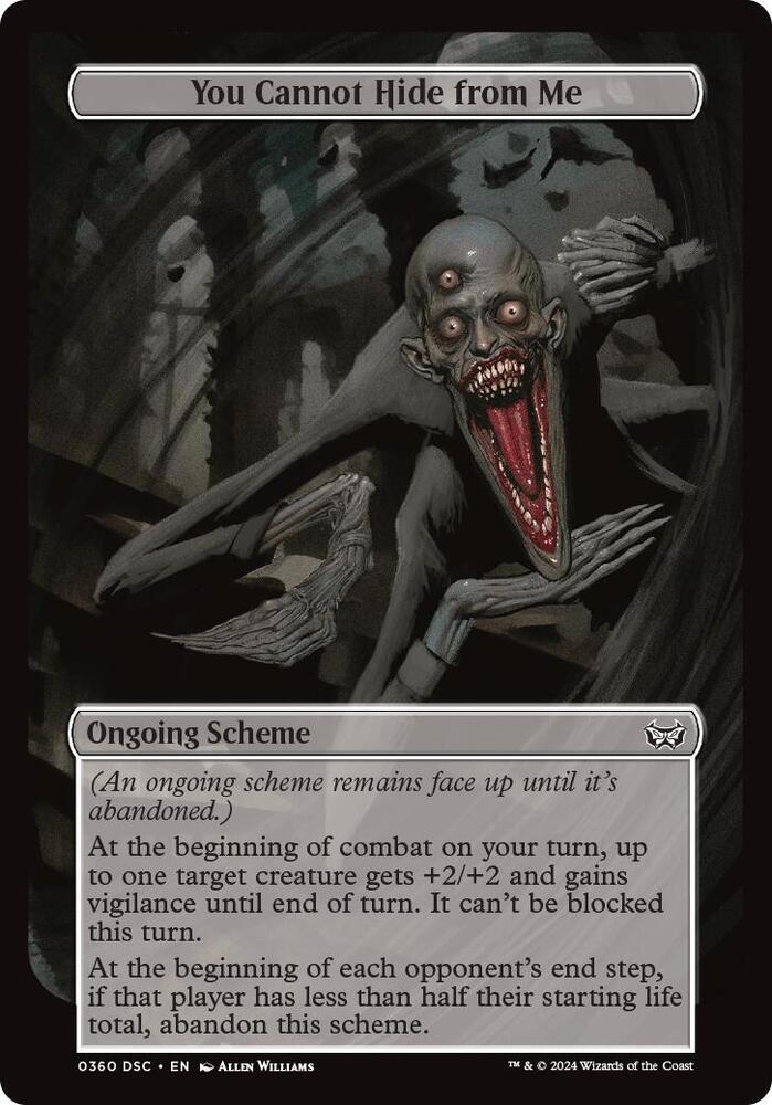 You Cannot Hide from Me (Full Art) - Archenemy: Duskmourn - Magic