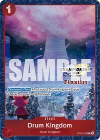 Drum Kingdom (Championship 2024 Finalist Card Set) - OP08-020