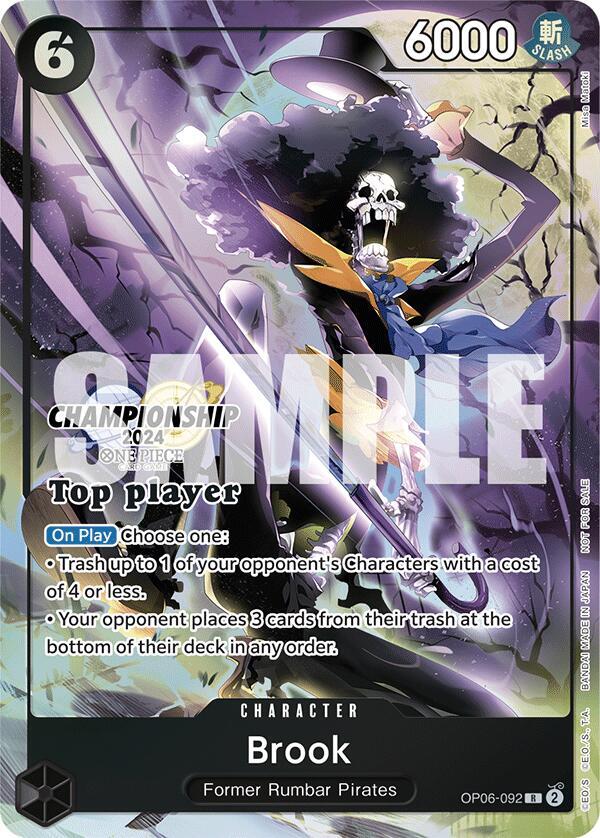 Brook (Championship 2024 Top Player Pack) - One Piece