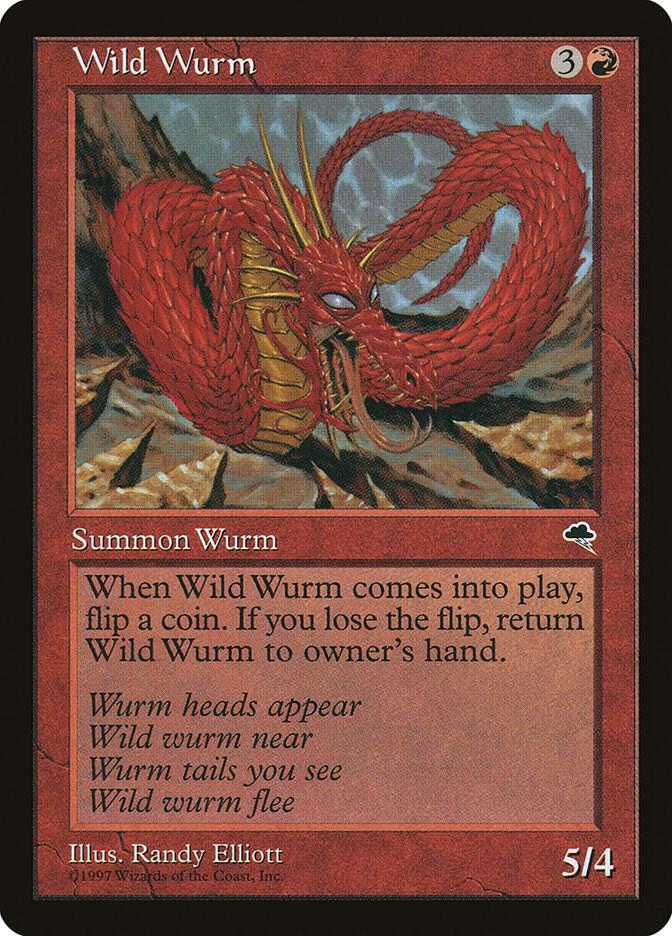 Wild Wurm - Tempest - Magic: The Gathering - TCGplayer.com