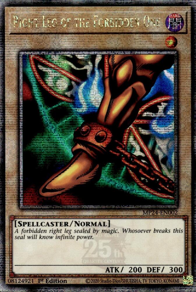 Right Leg of the Forbidden One (Quarter Century Secret Rare