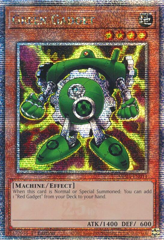 Yugioh Lata Mp24 Green Gadget Quarter Century X3 | Meses Sin Interés