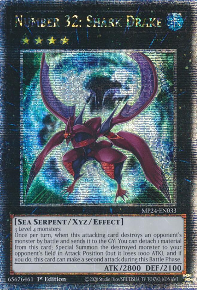 Number 32: Shark Drake (Quarter Century Secret Rare) - 25th