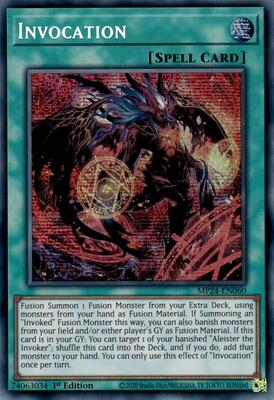 yugioh 25th anniversary tin card list tcgplayer Invocation (Alternate Art) - 25th Anniversary Tin: Dueling Mirrors - YuGiOh