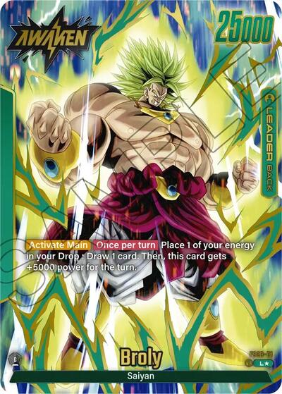 Broly - FS03-01 (Gold) card