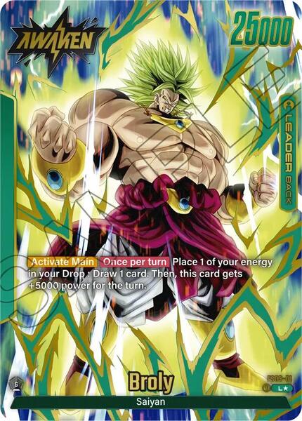 Broly - FS03-01 (Gold) - Fusion World Promotion Cards and