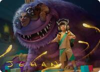 Toby, Beastie Befriender Art Card (Gold-Stamped Signature)