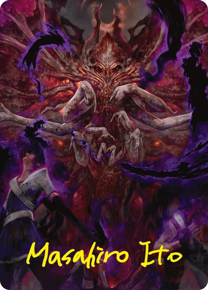 Damnation Art Card (Gold-Stamped Signature) - Art Series