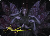 Demonic Counsel Art Card (7/54) (Gold-Stamped Signature)