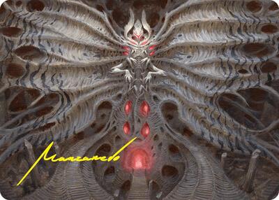 Valgavoth, Terror Eater Art Card (Gold-Stamped Signature)