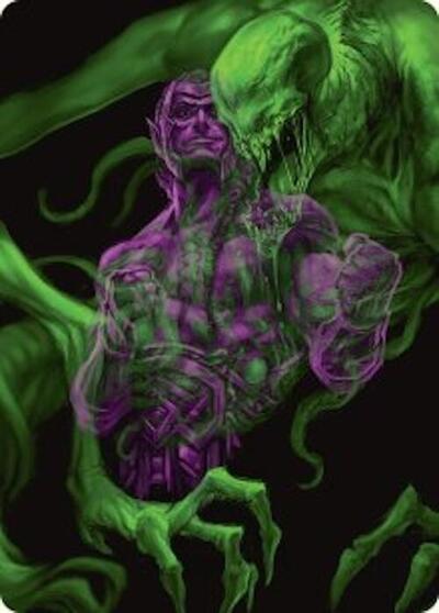 Tyvar the Pummeler Art Card Gold Stamped Signature