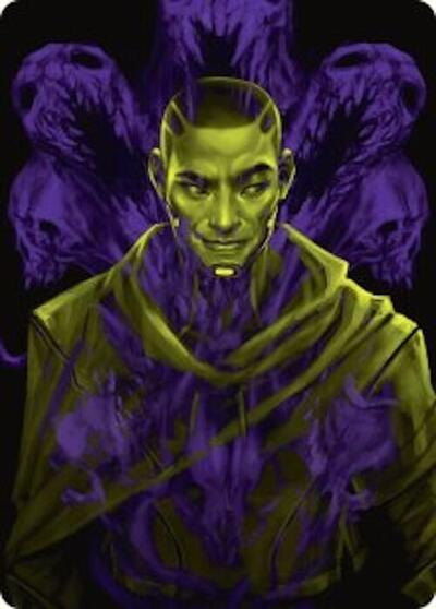 Kaito Bane of Nightmares Art Card Gold Stamped Signature