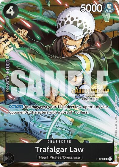 Trafalgar Law - P-038 (CS 2024 Event Pack) One Piece Promotion Cards card price