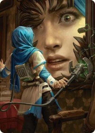 Reality Is Mine to Control Art Card Gold Stamped Signature