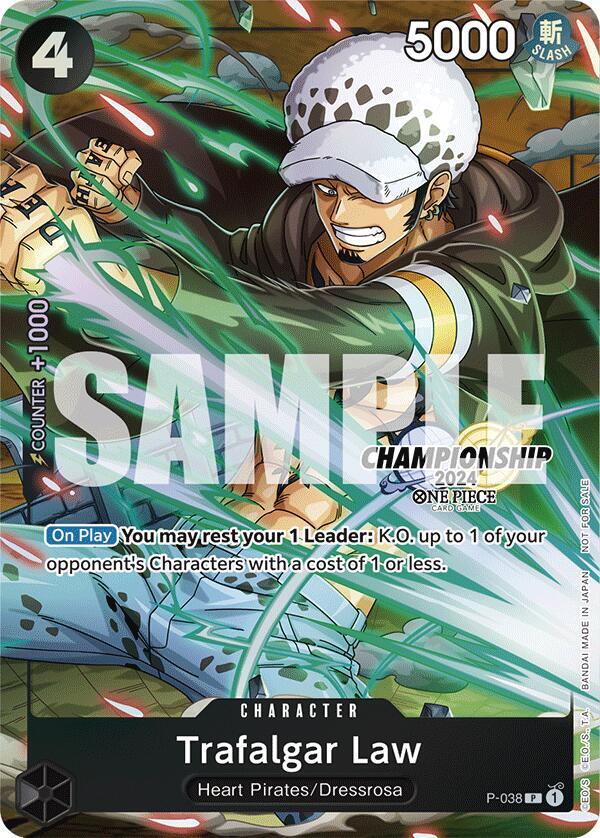 Trafalgar Law P 038 CS 2024 Event Pack Finalist onepiece card