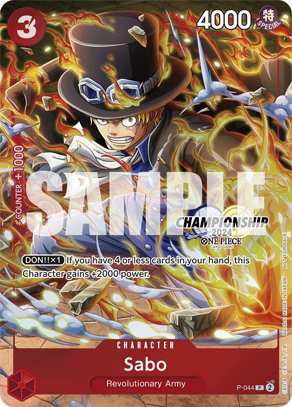 Sabo CS 2024 Event Pack Finalist onepiece card
