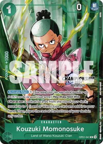 Kouzuki Momonosuke (CS 2024 Celebration Pack) One Piece Promotion Cards card price