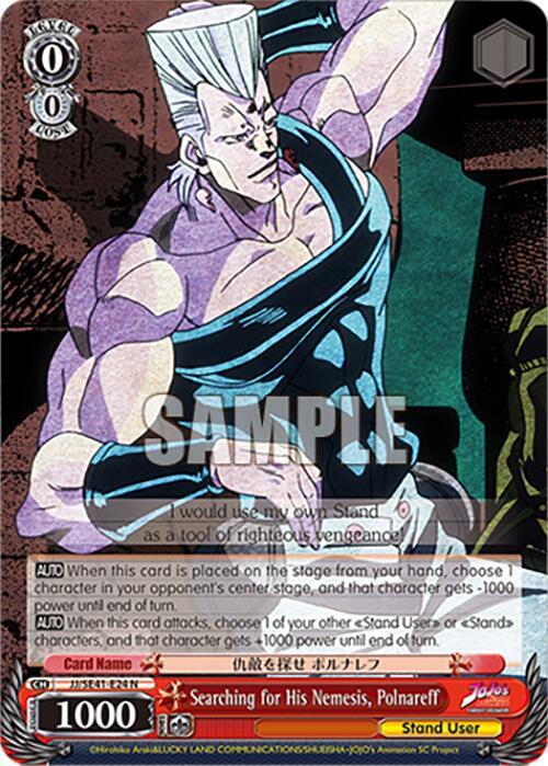 Searching for His Nemesis, Polnareff
