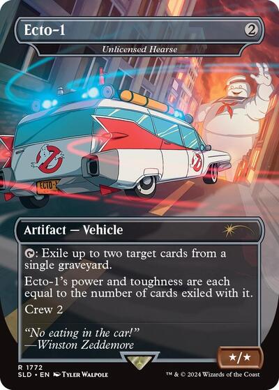 Ecto 1 Unlicensed Hearse