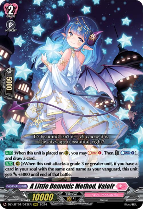 A Little Demonic Method, Valefr - DZ-LBT01: Lyrical