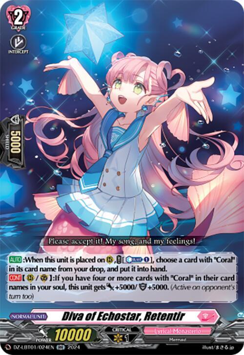 Diva of Echostar, Retentir