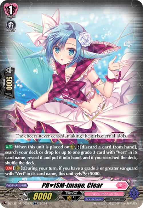 PRISM-Image, Clear